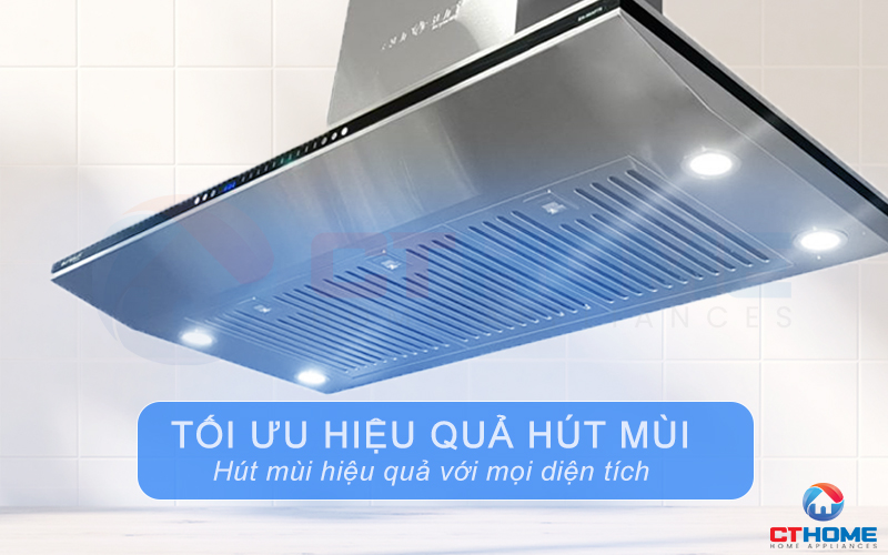 Tối ưu hiệu quả hút cho căn bếp với mọi diện tích khác nhau