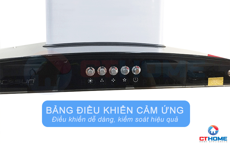 Bảng điều khiển cảm ứng kỹ thuật với 3 mức độ tùy chọn khác nhau