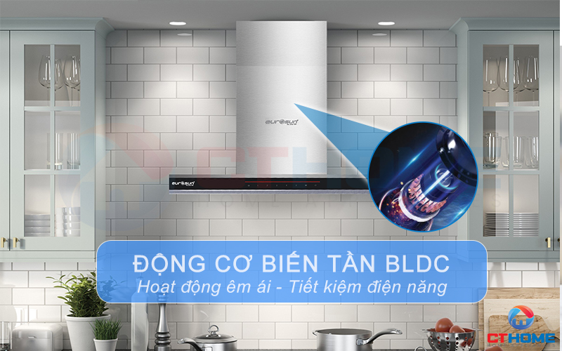 Trang bị động cơ biến tần Inverter BLDC hút mạnh mẽ, tiết kiệm điện năng