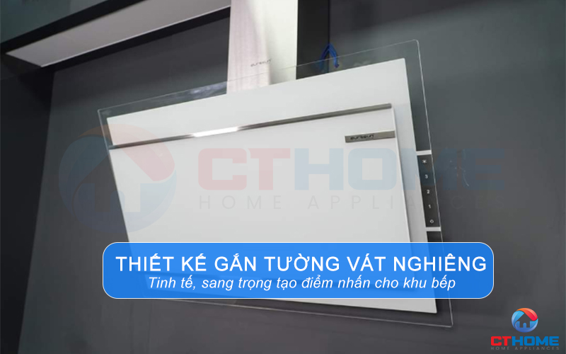 Thiết kế gắn tường tinh tế sang trọng, tạo điểm nhấn cho không gian bếp