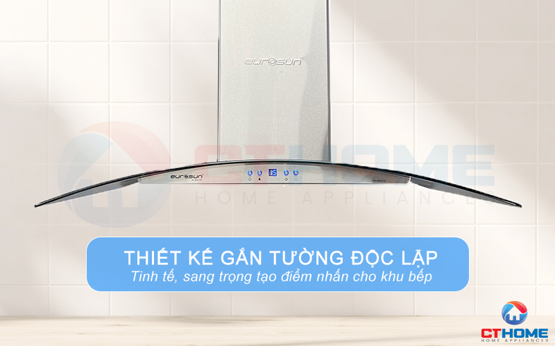 Thiết kế hiện đại với kiểu dáng kính cong tinh tế, sang trọng