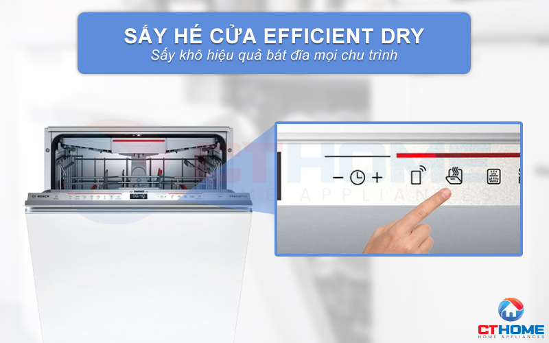 Chức năng Efficient Dry cho khả năng sấy khô hiệu quả