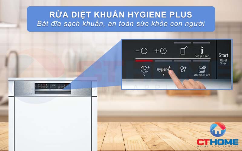 Tính năng Hygiene Plus diệt vi khuẩn, nấm mốc và bảo vệ sức khỏe người dùng