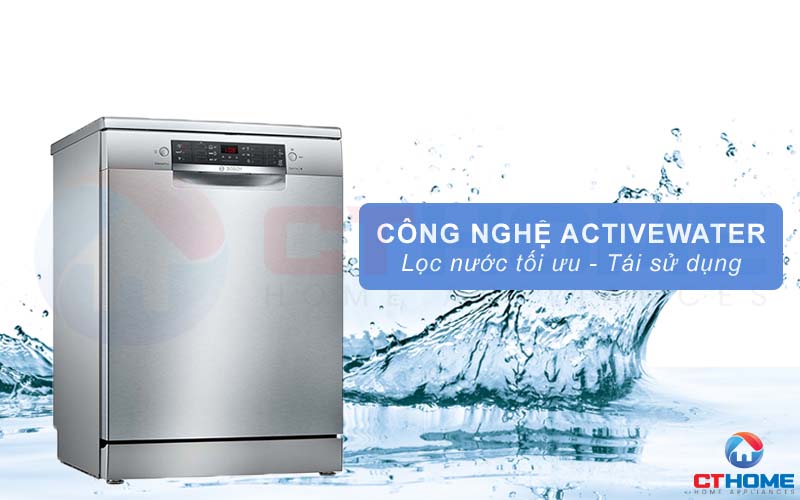 Công nghệ ActiveWater: Ít nước, ít năng lượng, hiệu quả hơn