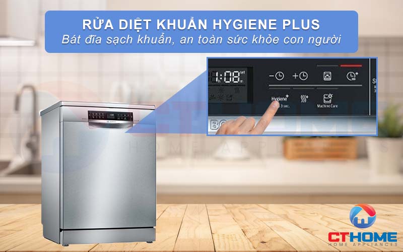 Hygiene Plus rửa diệt khuẩn bát đĩa, bảo vệ sức khỏe gia đình