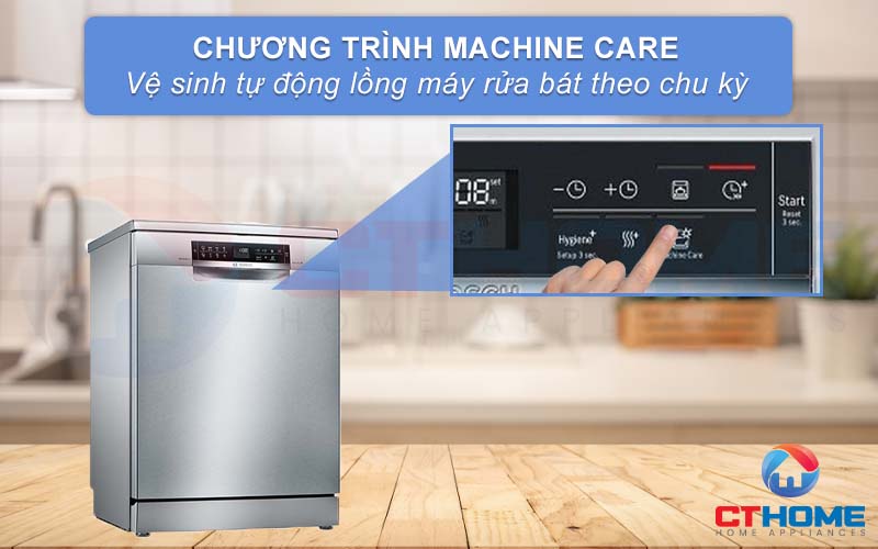 Chương trình vệ sinh máy tự động giúp máy sạch sẽ hơn.