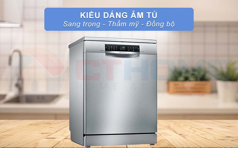 Kiểu dáng độc lập của Máy rửa bát Bosch SMS68MI04E serie 6 