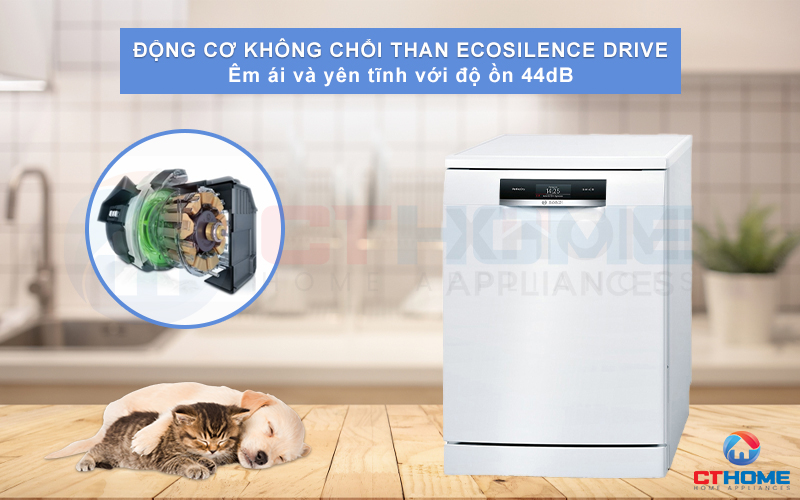 Động cơ EcoSilence Drive vận hành mạnh mẽ và êm ái hơn.