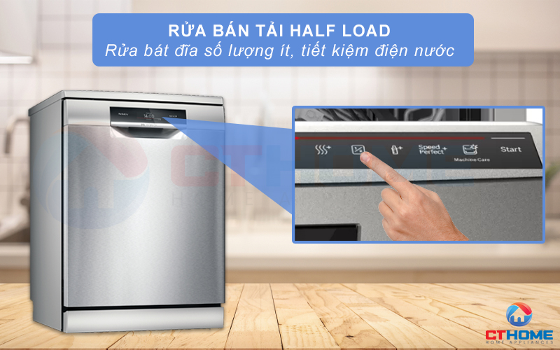 Kích hoạt rửa bán tải Hafl Loaf để rửa bát đĩa số lượng it