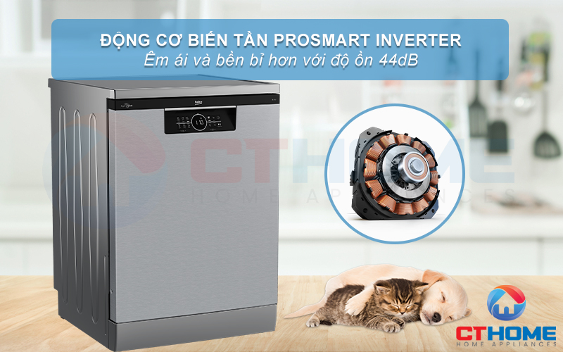 MÁY RỬA BÁT ĐỘC LẬP BEKO BDFN26530X - 15 BỘ SẤY HÉ CỬA 11