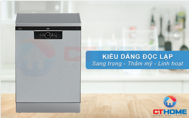 MÁY RỬA BÁT ĐỘC LẬP BEKO BDFN26530X - 15 BỘ SẤY HÉ CỬA 1