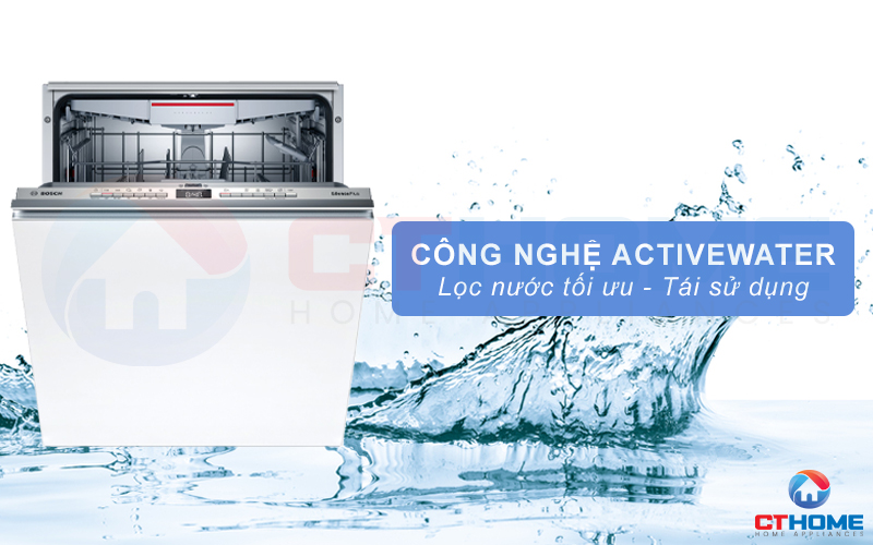 Sử dụng nước tối ưu hiệu quả nhờ công nghệ ActiveWater