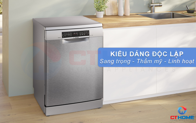 MÁY RỬA BÁT ĐỘC LẬP BOSCH SMS6ZCI06E SERIE 6 14 BỘ SẤY ZEOLITH 1