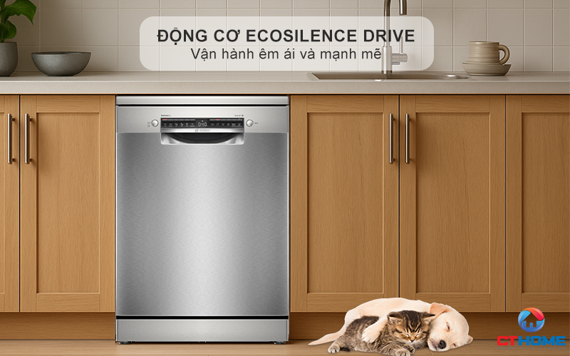MÁY RỬA BÁT ĐỘC LẬP BOSCH SMS6ZCI10E SERIE 6 SẤY ZEOLITH PERFECTDRY 14