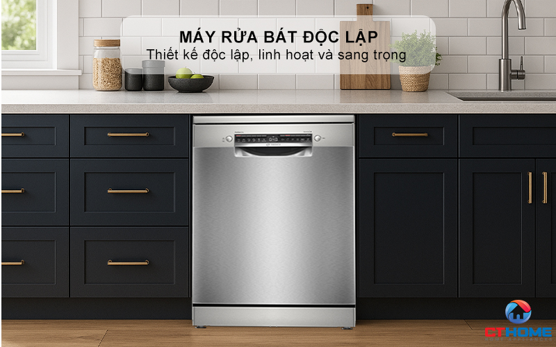 MÁY RỬA BÁT ĐỘC LẬP BOSCH SMS6ZCI10E SERIE 6 SẤY ZEOLITH PERFECTDRY 1