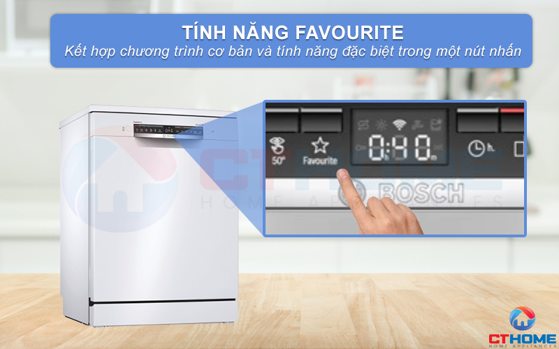 Kết hợp chương trình cơ bản và tính năng đặc biệt trong một nút nhấn duy nhất