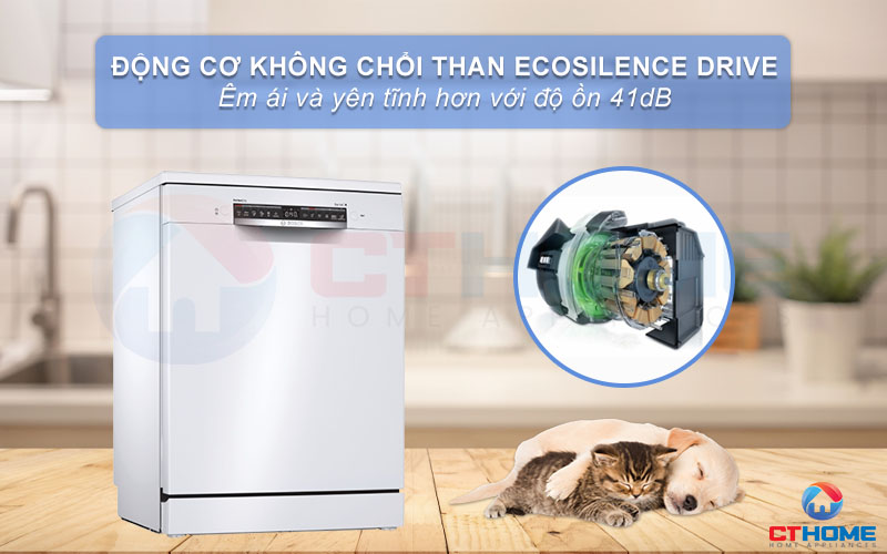 Động cơ EcoSilence Drive cho khả năng vận hành mạnh mẽ và êm ái hơn