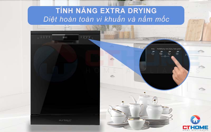 MÁY RỬA BÁT ĐỘC LẬP EUROSUN SMS78EU12EB SERIE 7 14 BỘ 6