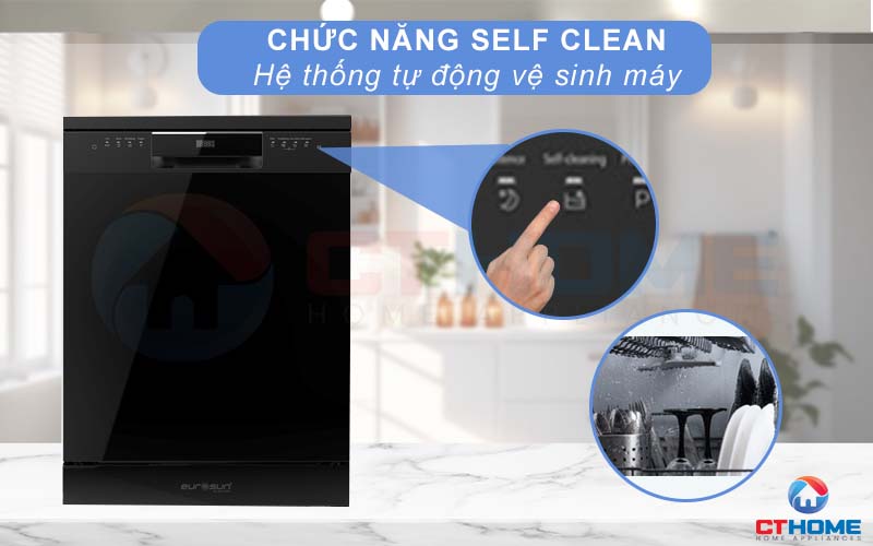 MÁY RỬA BÁT ĐỘC LẬP EUROSUN SMS78EU12EB SERIE 7 14 BỘ 4