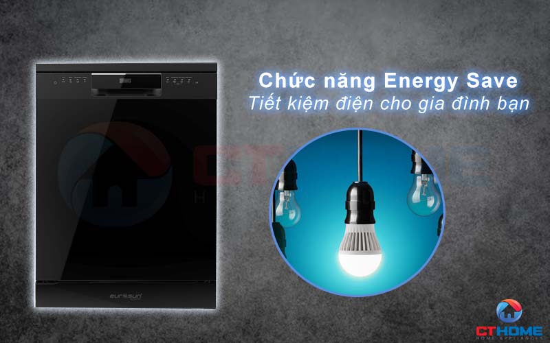 MÁY RỬA BÁT ĐỘC LẬP EUROSUN SMS78EU12EB SERIE 7 14 BỘ 10