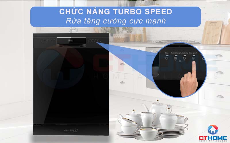 MÁY RỬA BÁT ĐỘC LẬP EUROSUN SMS78EU12EB SERIE 7 14 BỘ 7