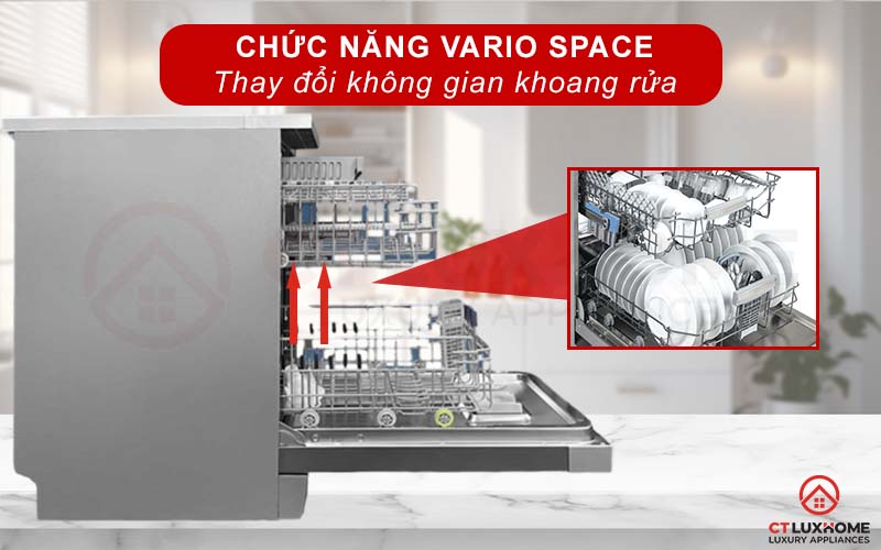 Hệ thống điều chỉnh khay rửa