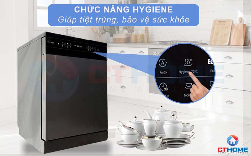 Chức năng Hygiene giúp bảo vệ sức khỏe người sử dụng