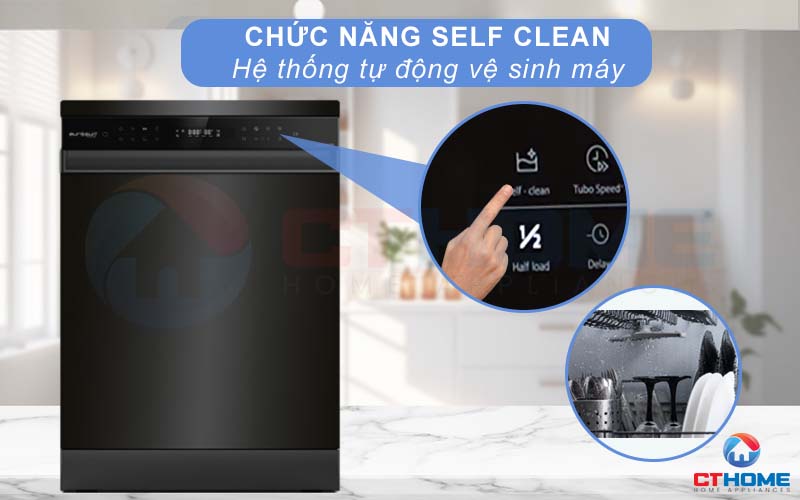 Chức năng tự động làm sạch máy sau khi sử dụng