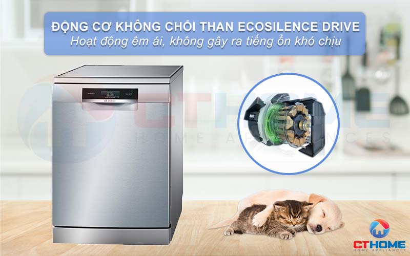 Động cơ EcoSilence Drive vận hành mạnh mẽ và êm ái hơn