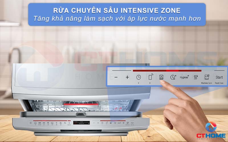 Tăng áp lực nước giàn dưới cùng, xoong nồi sạch hơn