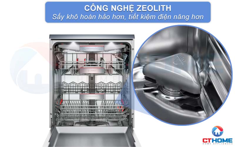 Công nghệ sấy Zeolith cho bát đĩa khô hoàn hảo và tiết kiệm điện hơn