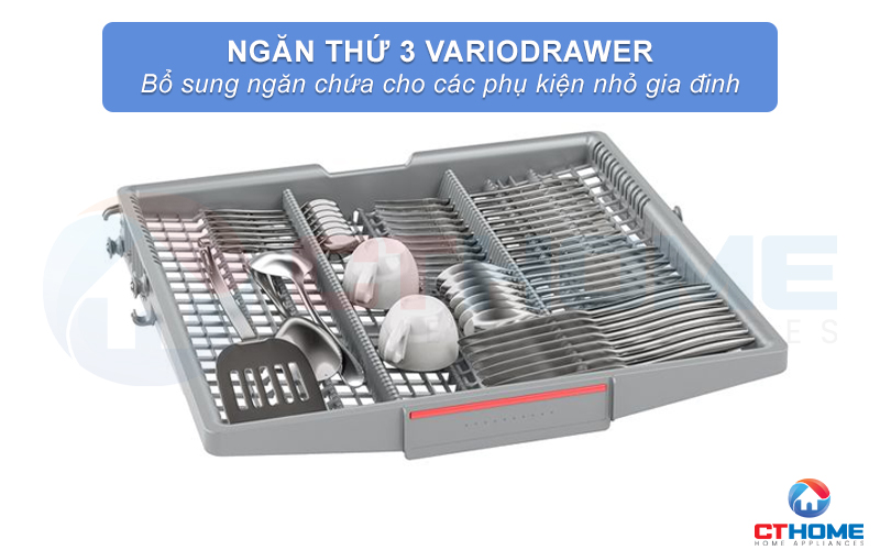 Ngăn thứ 3 VarioDrawer để các vật dụng nhỏ