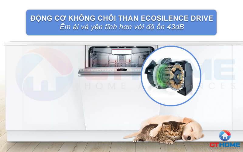 Vận hành êm ái và mạnh mẽ hơn với động cơ EcoSilence Drive