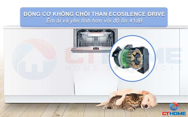 Vận hành êm ái và mạnh mẽ hơn với động cơ EcoSilence Drive