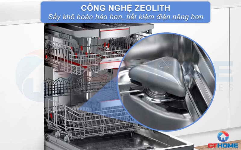 Công nghệ sấy Zeolith cho bát đĩa khô hoàn hảo và tiết kiệm điện hơn