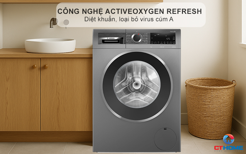 Công nghệ ActiveOxygen Refresh giúp diệt khuẩn