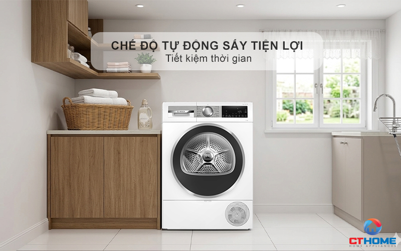 Chế độ tự động sấy tiện lợi
