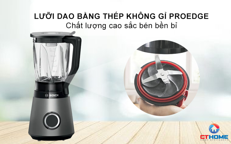 MÁY XAY SINH TỐ BOSCH MMB6177S SERIE 4 1200W 4