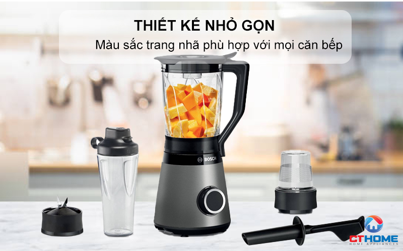 MÁY XAY SINH TỐ BOSCH MMB6177S SERIE 4 1200W 1