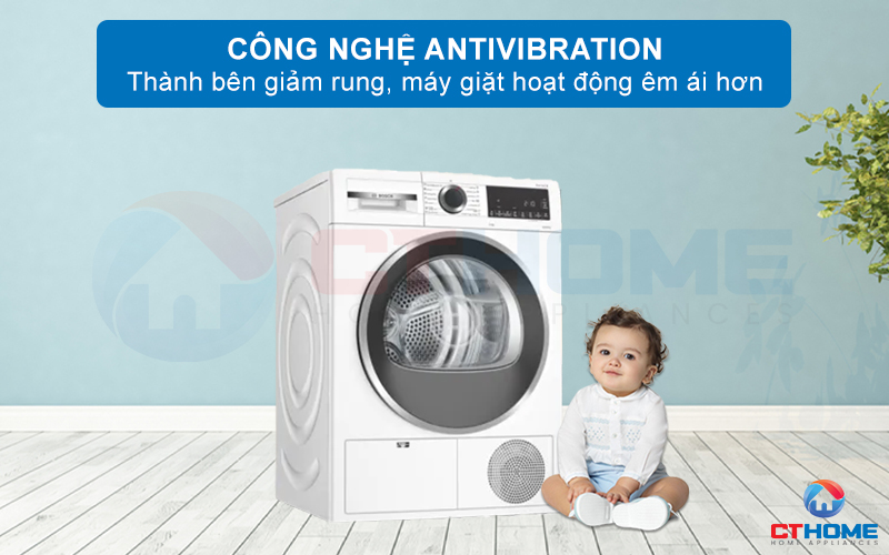 MÁY SẤY NGƯNG TỤ BOSCH WPG23100SG SERIES 6 8KG CHÍNH HÃNG 9