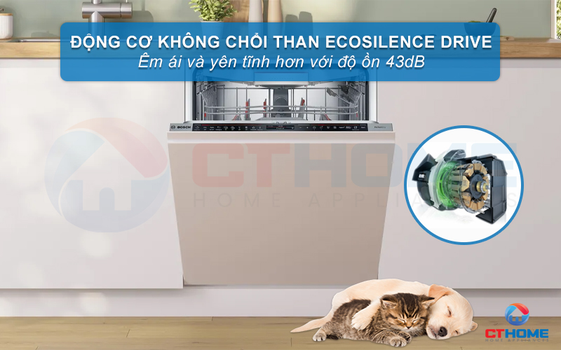 Động cơ EcoSilence Drive cho khả năng vận hành mạnh mẽ và êm ái