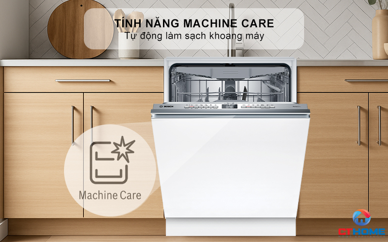 Vệ sinh tự động với tính năng Machine Care