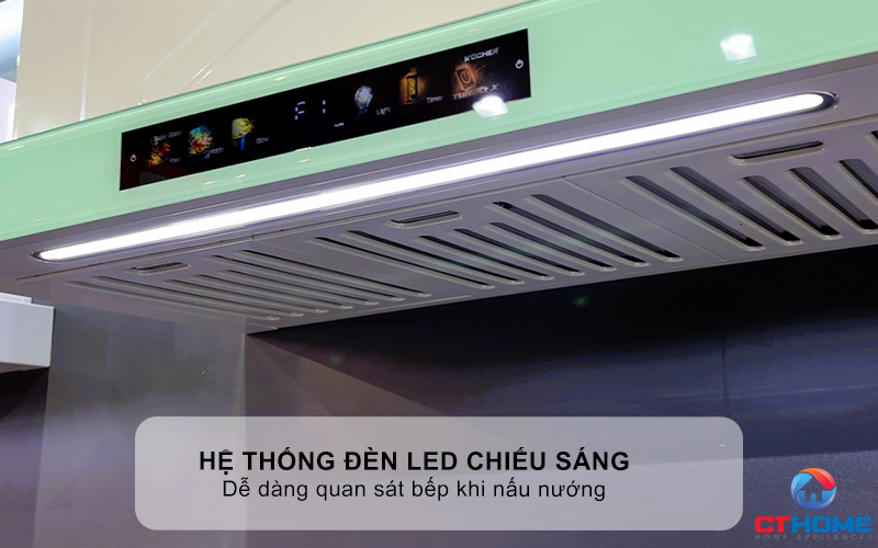 MÁY HÚT MÙI ÂM TỦ KOCHER TURBO X3D-350N NGANG 700MM TURBOX3D350N 5