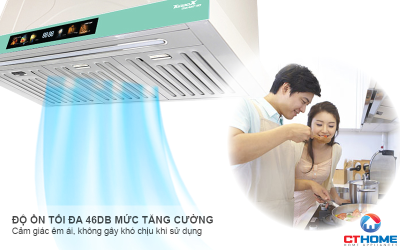 MÁY HÚT MÙI ÂM TỦ KOCHER TURBO X3D-350N NGANG 700MM TURBOX3D350N 8