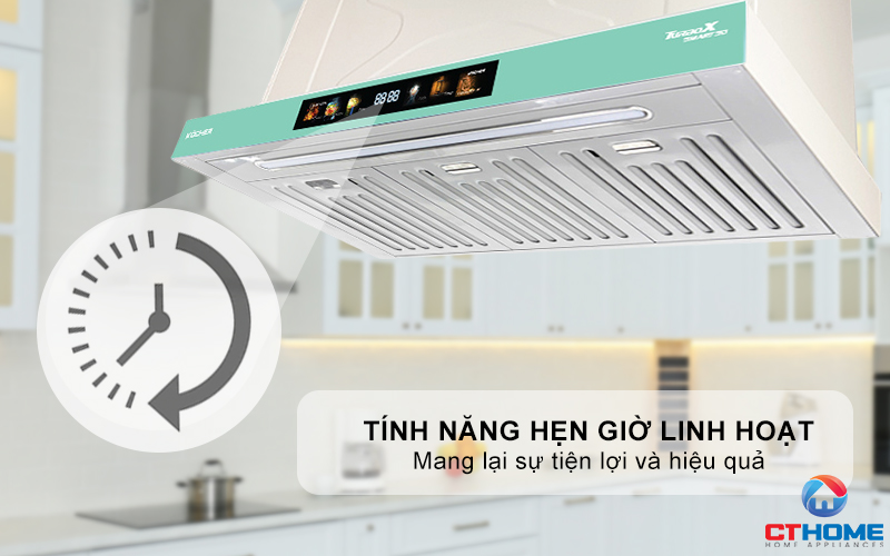 MÁY HÚT MÙI ÂM TỦ KOCHER TURBO X3D-350N NGANG 700MM TURBOX3D350N 3