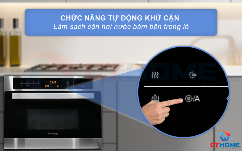 LÒ NƯỚNG TÍCH HỢP LÒ HẤP VÀ VI SÓNG EUROSUN OMS36EG 36L 11