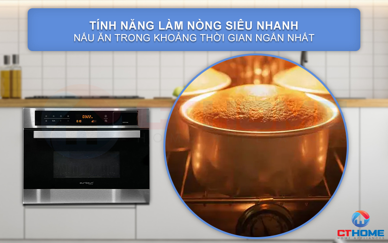 LÒ NƯỚNG TÍCH HỢP LÒ HẤP VÀ VI SÓNG EUROSUN OMS36EG 36L 8
