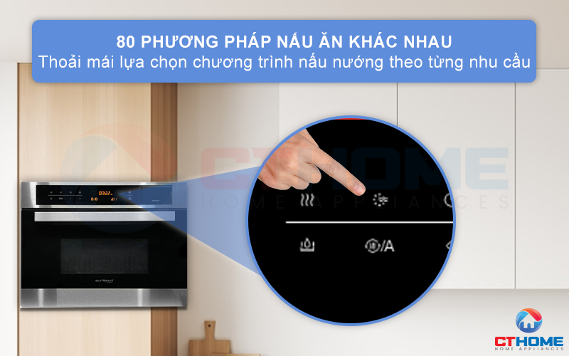 LÒ NƯỚNG TÍCH HỢP LÒ HẤP VÀ VI SÓNG EUROSUN OMS36EG 36L 6
