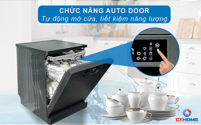 MÁY RỬA BÁT ĐỘC LẬP EUROSUN SMS80EU15E SERIES 8 14 BỘ  12