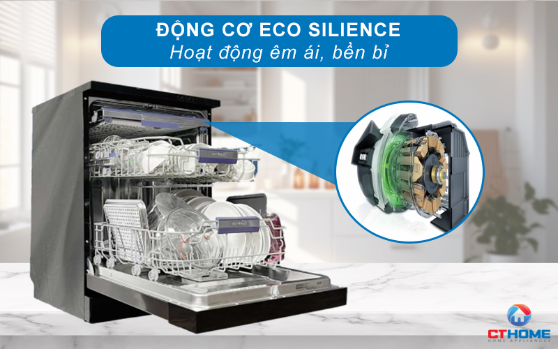 MÁY RỬA BÁT ĐỘC LẬP EUROSUN SMS80EU15E SERIES 8 14 BỘ  17